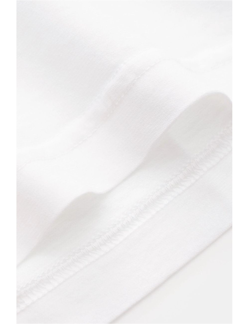 Filippo de Laurentiis polo manga corta en crepe ice cotton blanco
