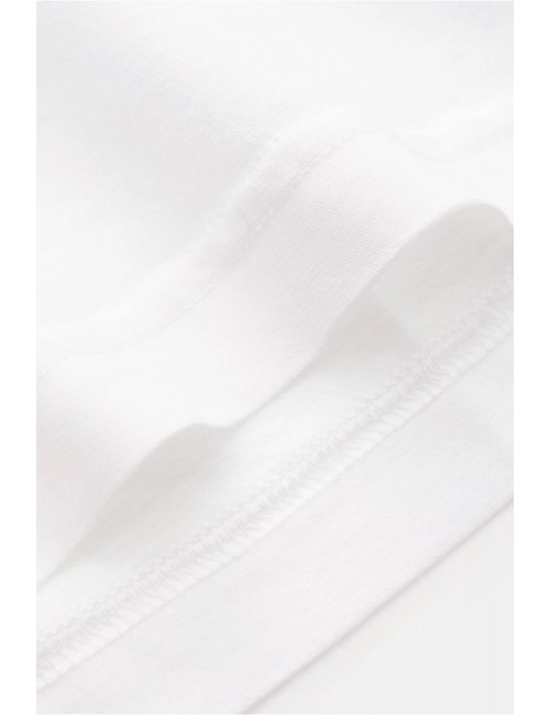 Filippo de Laurentiis polo manga corta en crepe ice cotton blanco