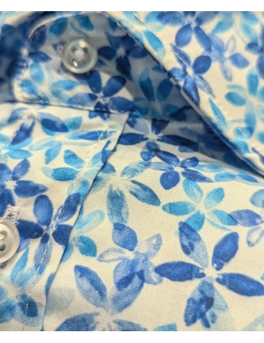 ALTEMFLOWER camisa estampado floral azul fondo blanco 2