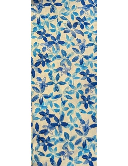ALTEMFLOWER camisa estampado floral azul fondo blanco