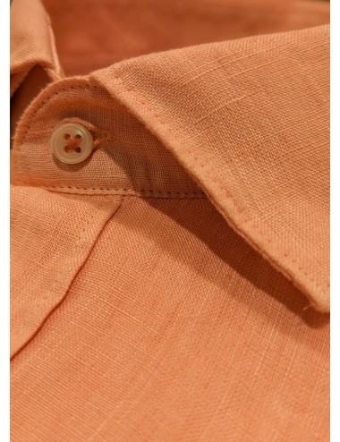 TINTORIA MATTEI Camisa lino naranja claro | Ego Madrid tienda oficial 2
