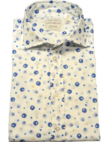 ALTEMFLOWER camisa fondo blanco estampados Supernova