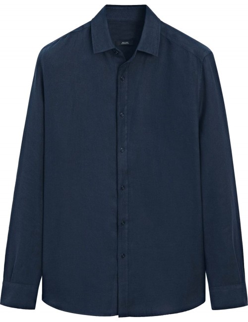 TINTORIA MATTEI Camisa lino verde lima | Ego Madrid tienda oficial