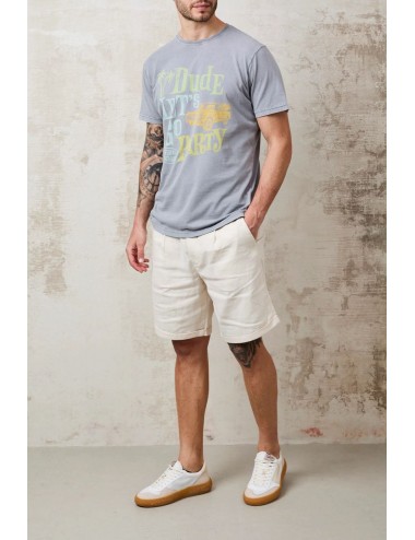 Camiseta Bowery de manga corta de color gris