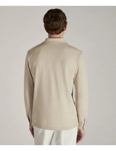 Almirante Seis Madrid |ZANONE polo manga larga IceCotton sabbia 2