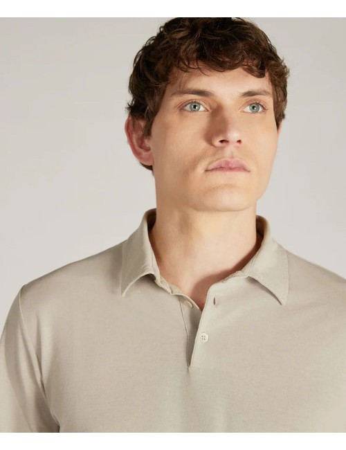 Almirante Seis Madrid |ZANONE polo manga larga IceCotton sabbia