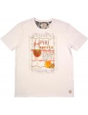 BOB Camiseta Aperi spritz blanca manga corta