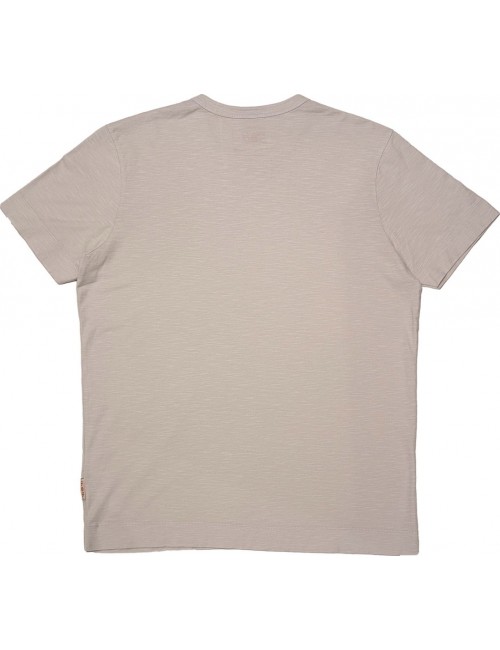 Bob camiseta gris superfina estampado Relax de manga corta