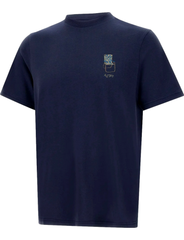 AUTRY Camiseta hombre gráfica "LAWN CHAIR" azul | Ego Madrid
