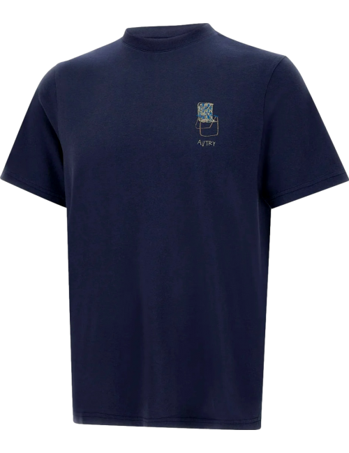 AUTRY Camiseta hombre gráfica "LAWN CHAIR" azul | Ego Madrid
