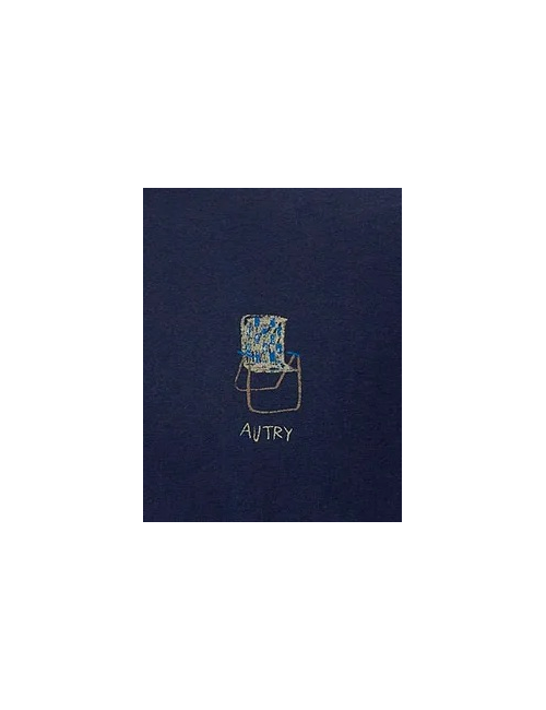 AUTRY Camiseta hombre gráfica "LAWN CHAIR" azul | Ego Madrid