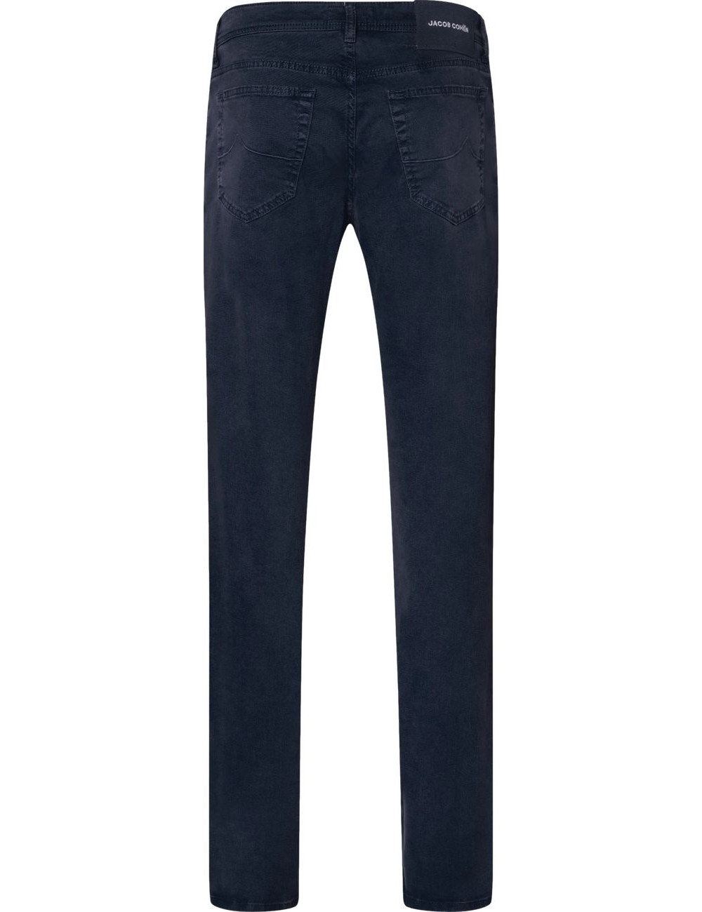 Jacob Cohën pantalón vaquero Bard sarga elástica de algodón y lyocell azul marino