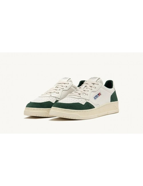 Ego Madrid zapatilla Autry Medalist banco piel ante verde GS42