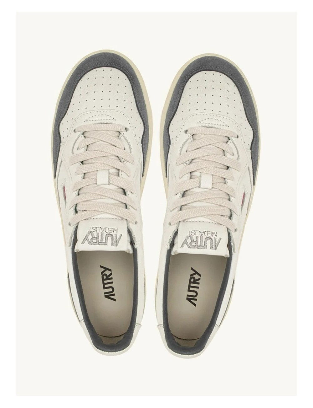 Ego Madrid zapatilla Autry Medalist banco piel ante verde GS45