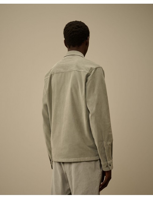 C.P. COMPANY Sobrecamisa de pana London Fog Gris