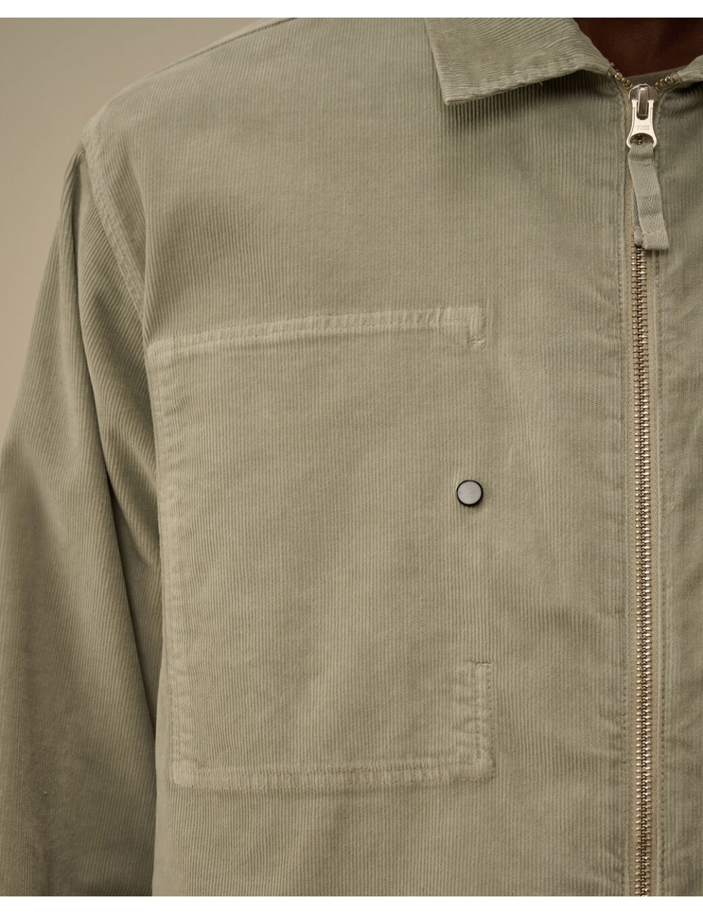 C.P. COMPANY Sobrecamisa de pana London Fog Gris