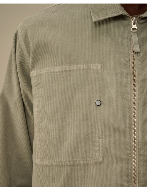 C.P. COMPANY Sobrecamisa de pana London Fog Gris