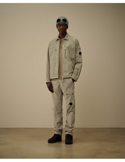 C.P. COMPANY Sobrecamisa de pana London Fog Gris