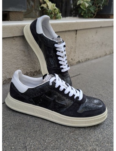 Premiata zapatillas QUINN 7642 negro piel cuarteada Almirante Seis Madrid 2
