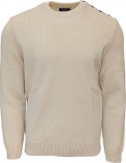 Saint James jersey marinero cancale blanco crudo