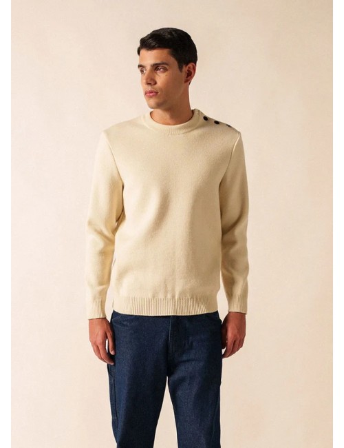 Saint James jersey marinero cancale blanco roto | Ego Madrid oficial