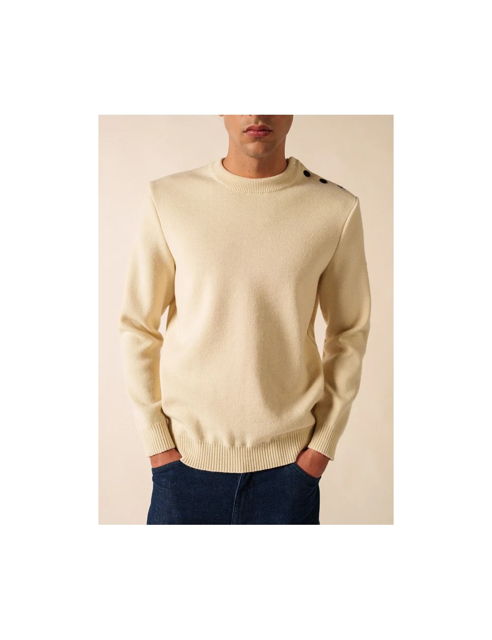 Saint James jersey marinero cancale blanco roto | Ego Madrid oficial