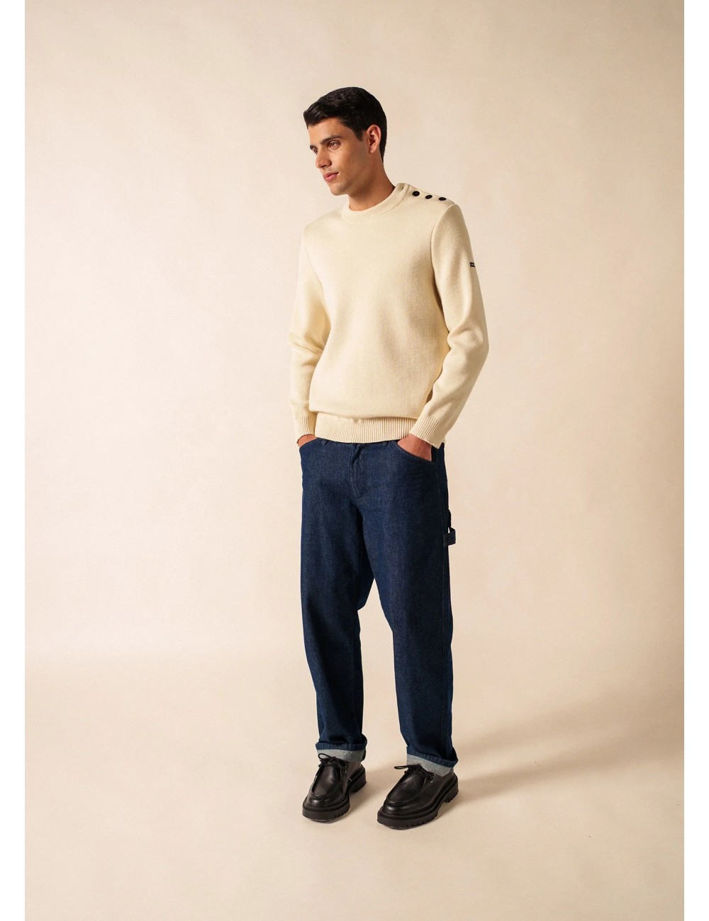 Saint James jersey marinero cancale blanco roto | Ego Madrid oficial