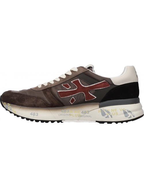 Premiata Mick marrón y rojo 7714