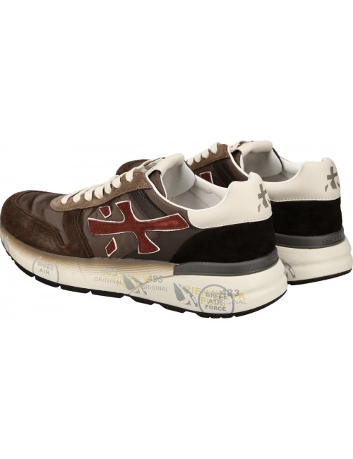 Premiata Mick marrón y rojo 7714