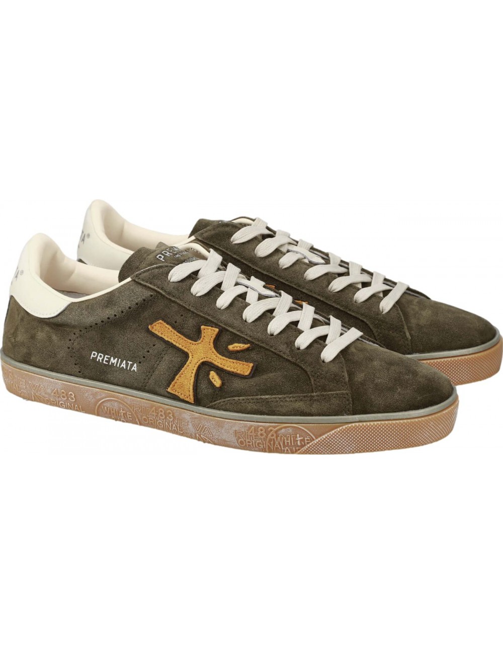 Premiata Steven piel verde 7767