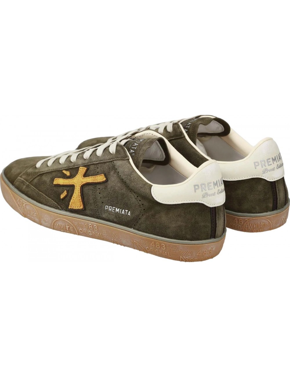 Premiata Steven piel verde 7767
