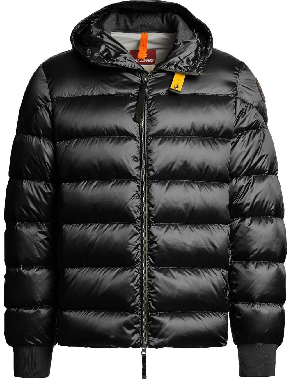 Ego Madrid Parajumpers plumas Pharrell negro con capucha vista frontal