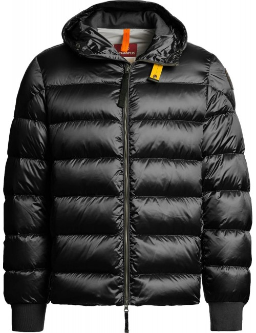 Ego Madrid Parajumpers plumas Pharrell negro con capucha vista frontal