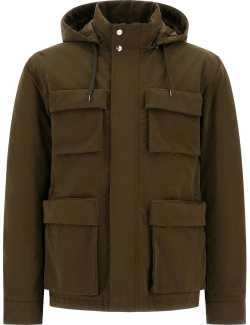 Herno field jacket waxed tech cotton | Almirante Seis tienda oficial