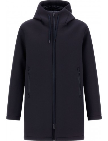 Herno Parka Larga de 3 Layer Scuba azul