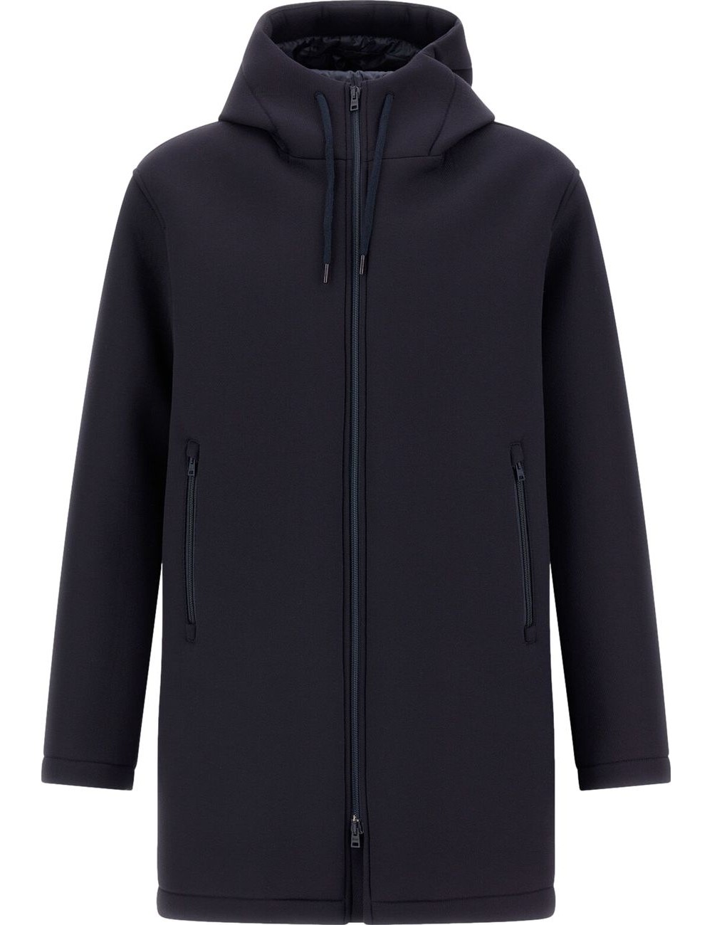Herno Parka Larga de 3 Layer Scuba azul
