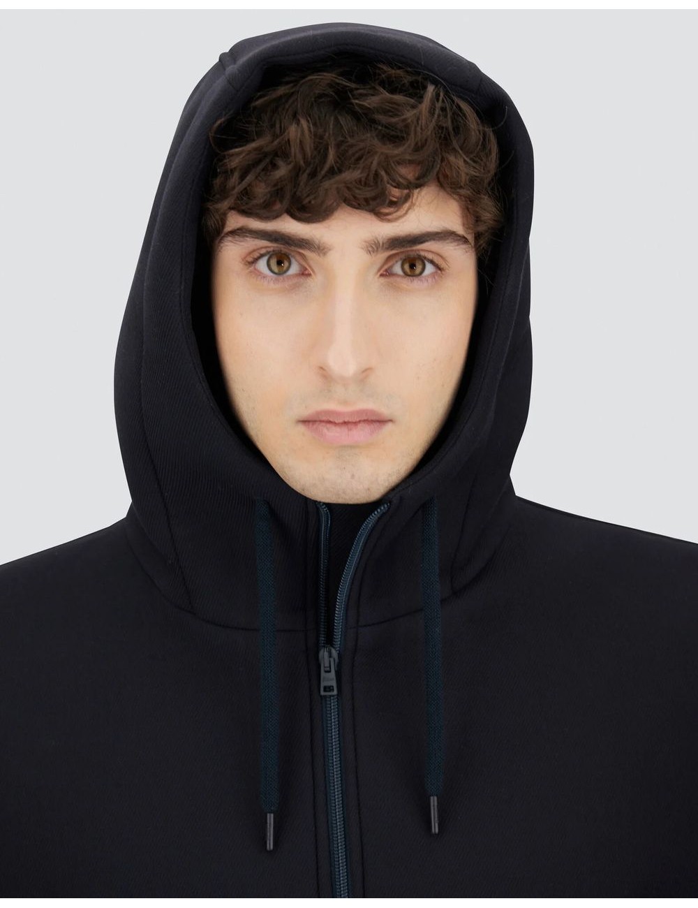 Herno Parka Larga de 3 Layer Scuba azul