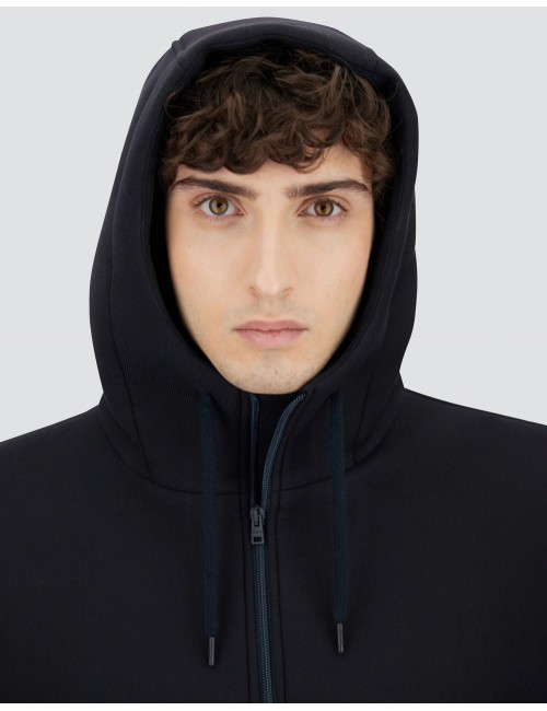 Herno Parka Larga de 3 Layer Scuba azul