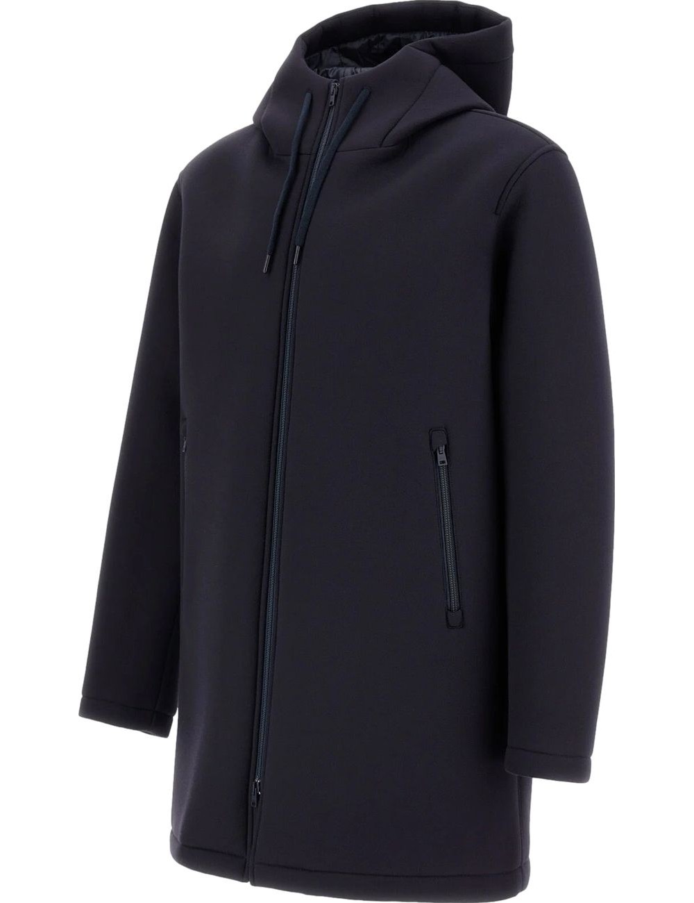 Herno Parka Larga de 3 Layer Scuba azul