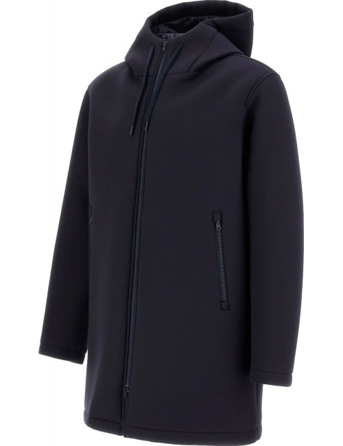 Herno Parka Larga de 3 Layer Scuba azul