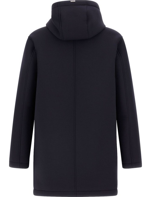 Herno Parka Larga de 3 Layer Scuba azul