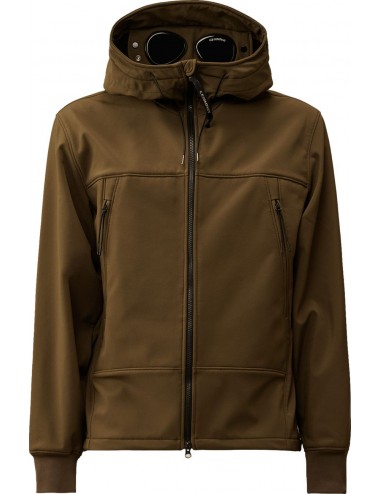 C.P. Company soft shell-r Google jacket Verde oscuro