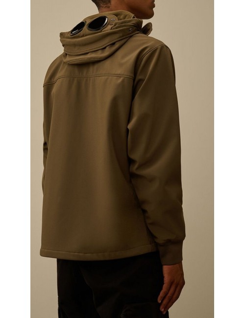 C.P. Company soft shell-r Google jacket Verde oscuro