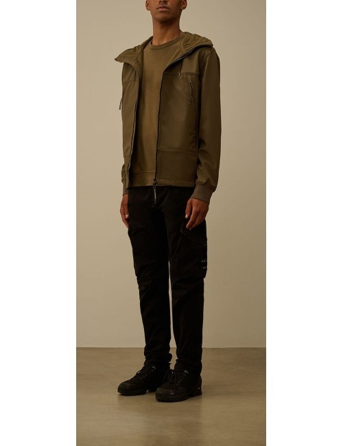 C.P. Company soft shell-r Google jacket Verde oscuro