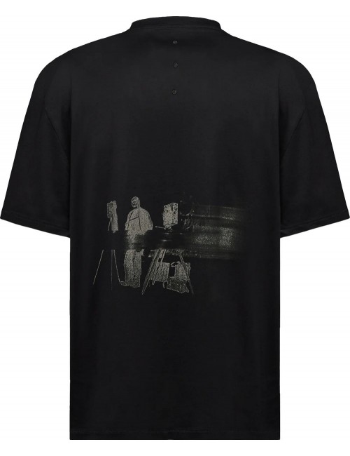 Camiseta manga corta Premiata negro printed