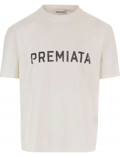 Camiseta manga corta Premiata pa1030 blanco printed