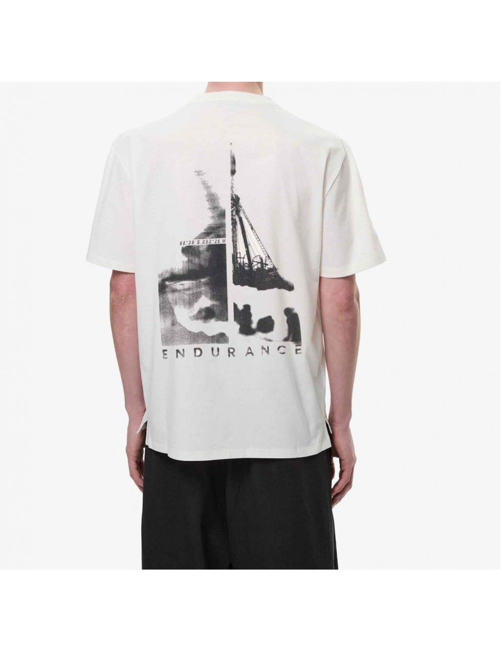 Camiseta manga corta Premiata pa1030 blanco printed