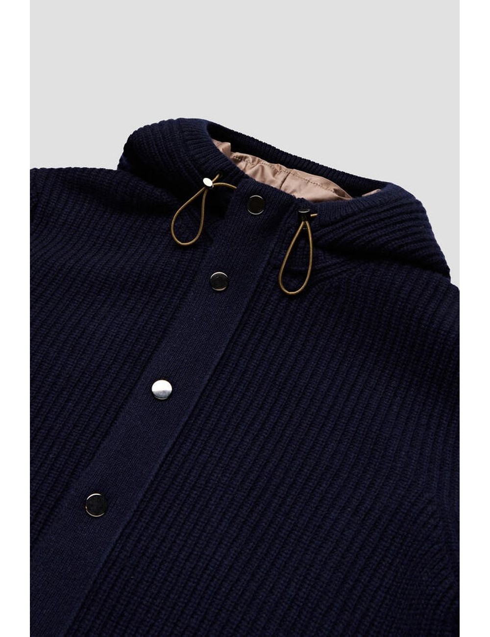 FERRANTE Chaqueta de punto acolchada azul | Almirante Seis Madrid