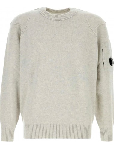 CP Company jersey cuello redondo lambswool grs gris | Ego Madrid oficial