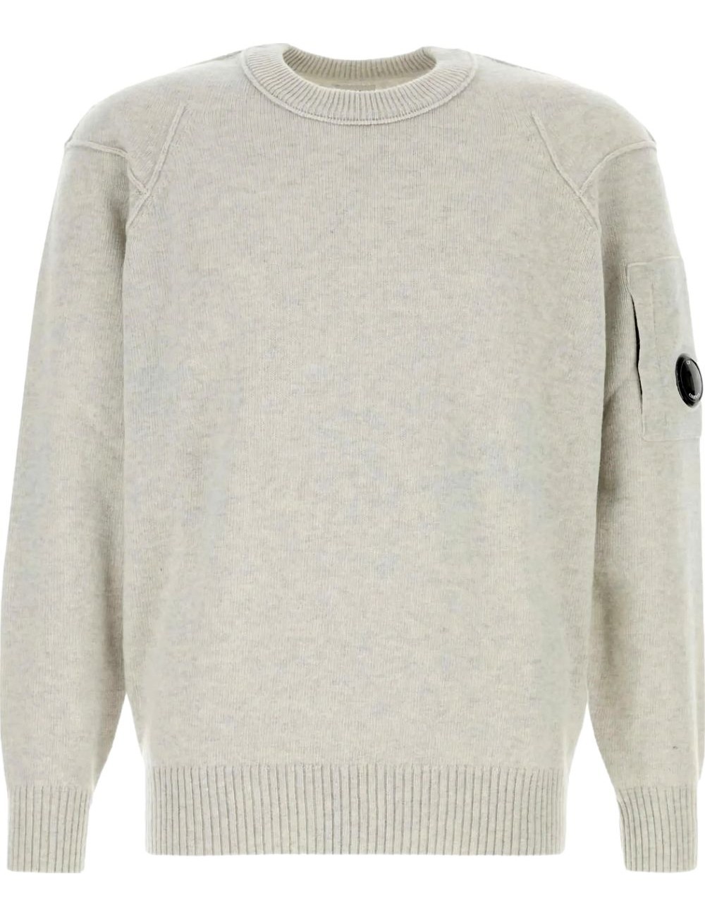 CP Company jersey cuello redondo lambswool grs gris | Ego Madrid oficial